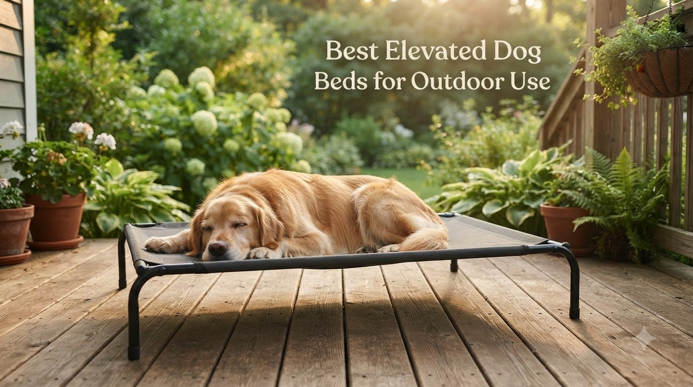Best Elevated Dog Beds for Outdoor Use