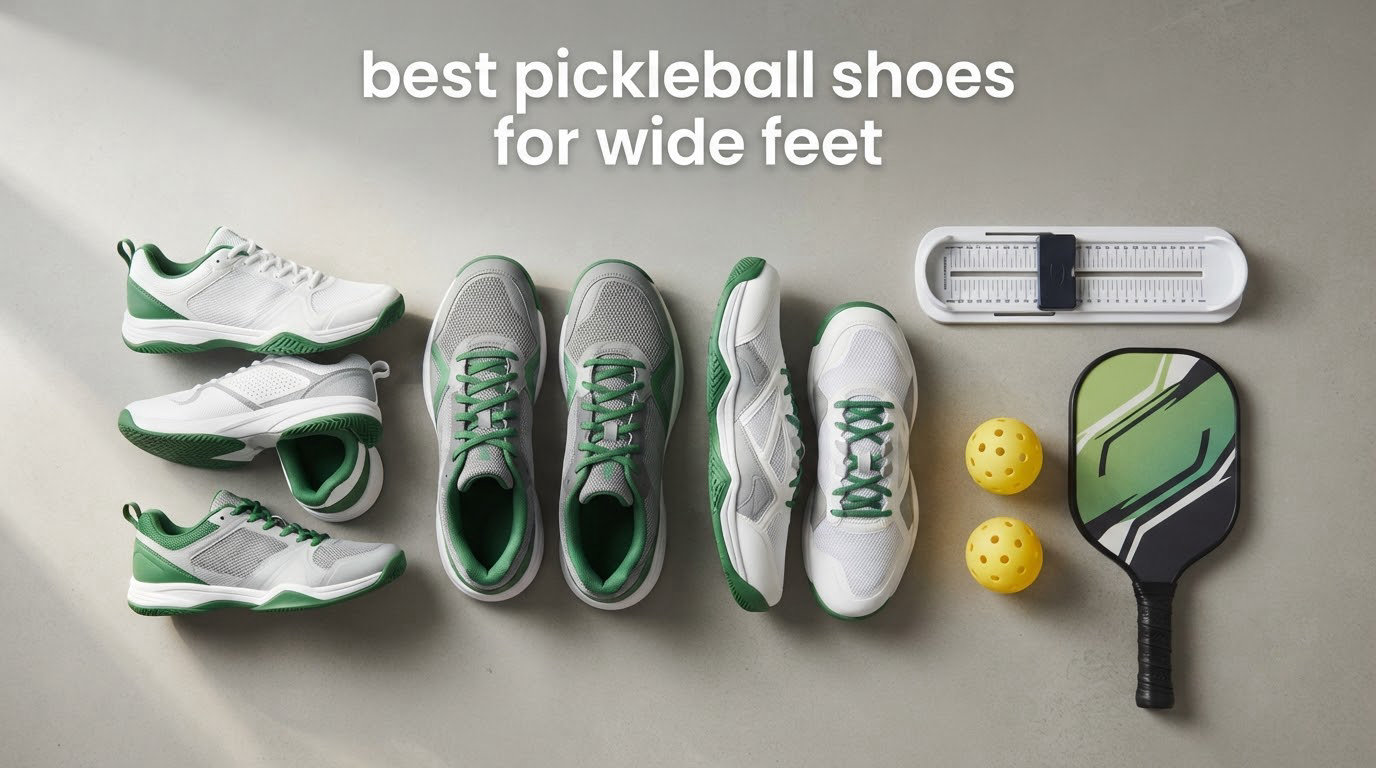 best pickleball shoes for wide feet