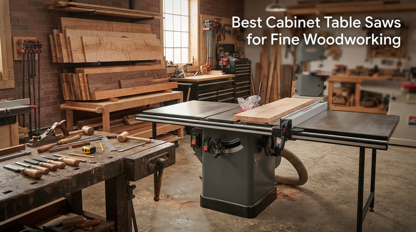 Best Cabinet Table Saws for Fine Woodworking