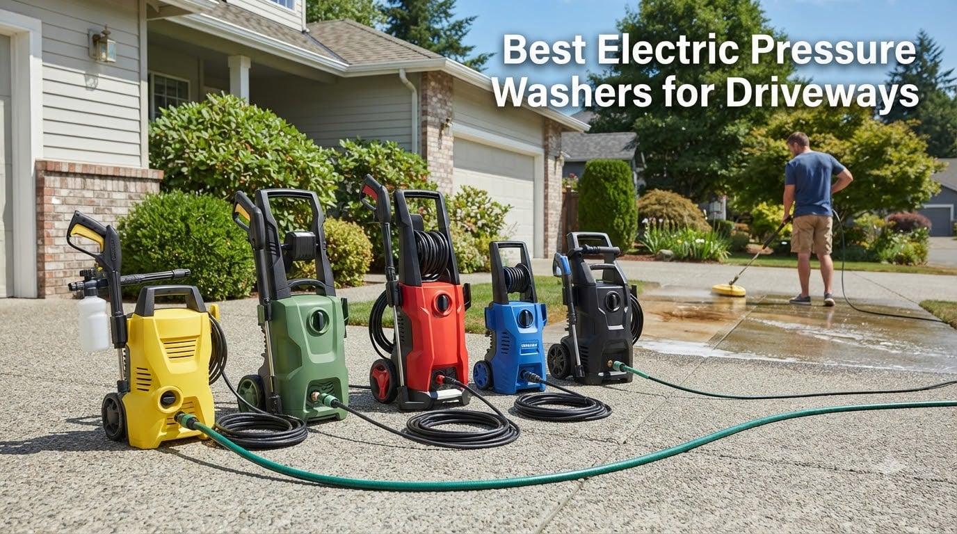 Best Electric Pressure Washers for Driveways