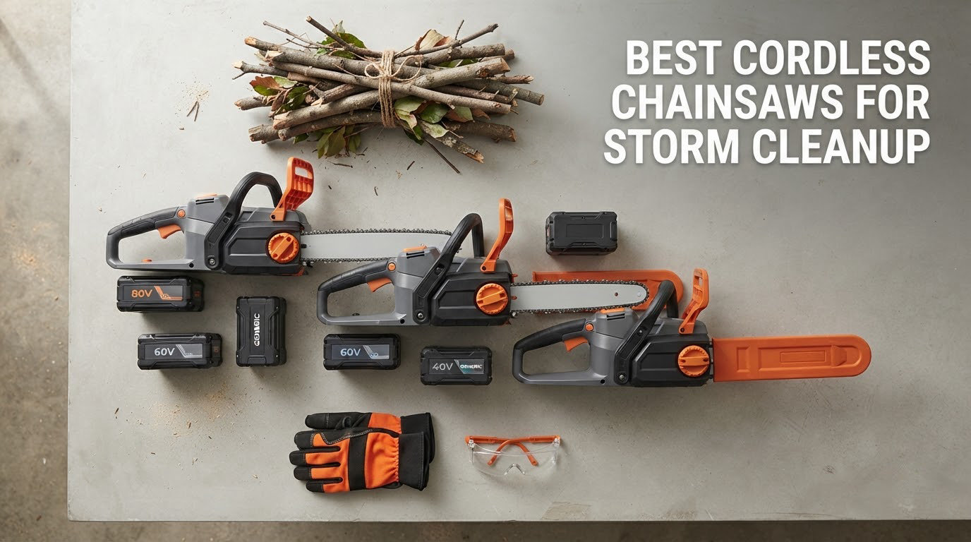 best cordless chainsaws for storm cleanup