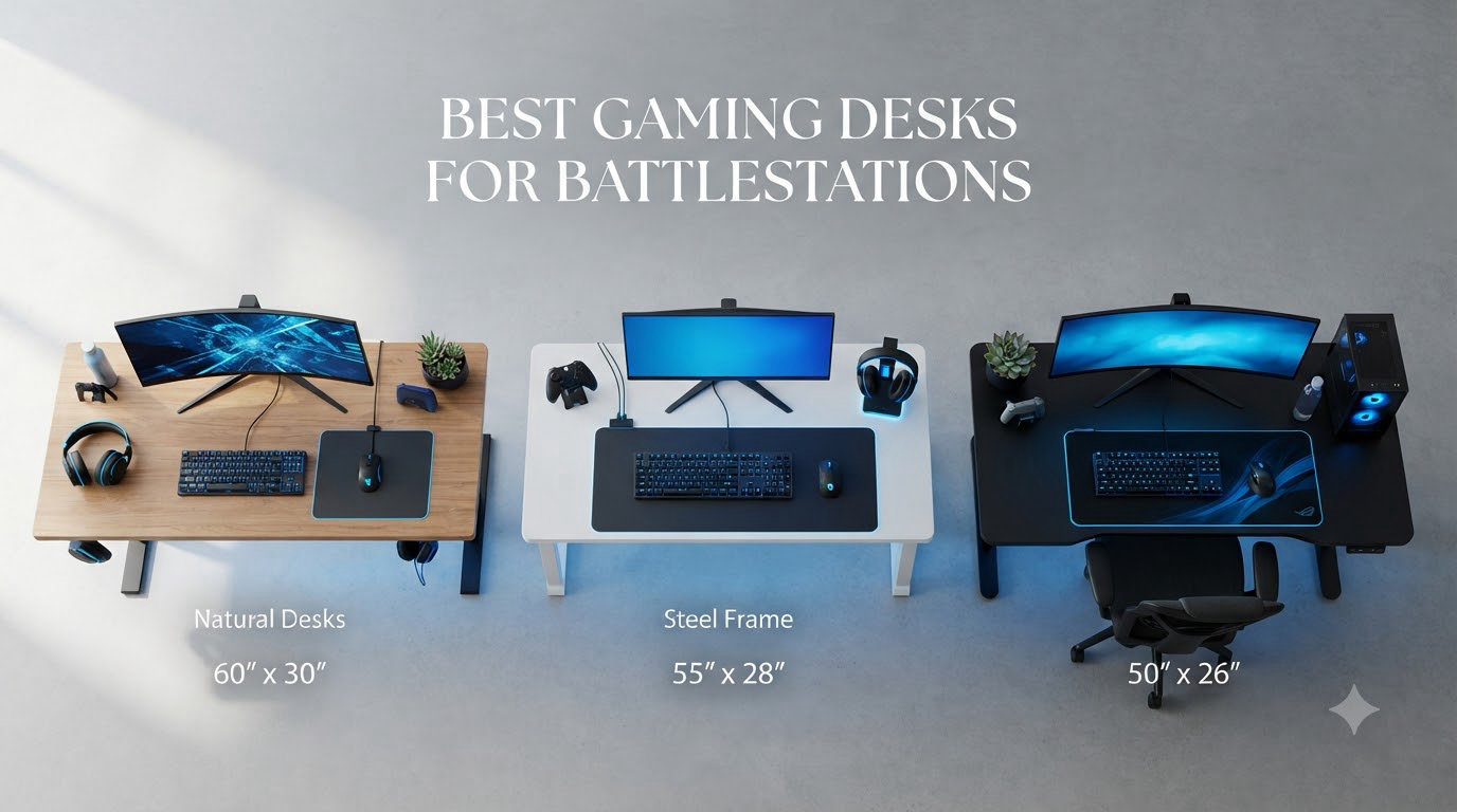 Best Gaming Desks for Battlestations