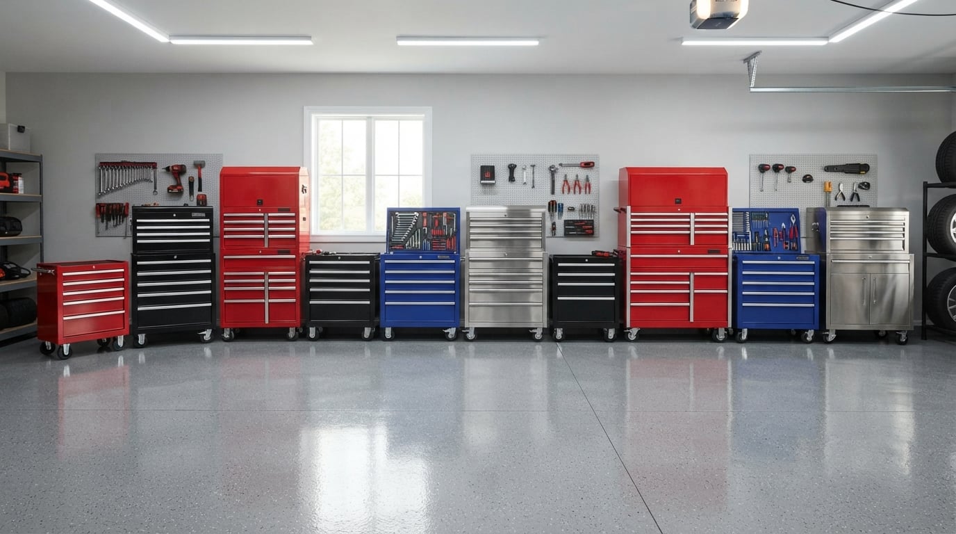 Best Rolling Tool Cabinets for Garages