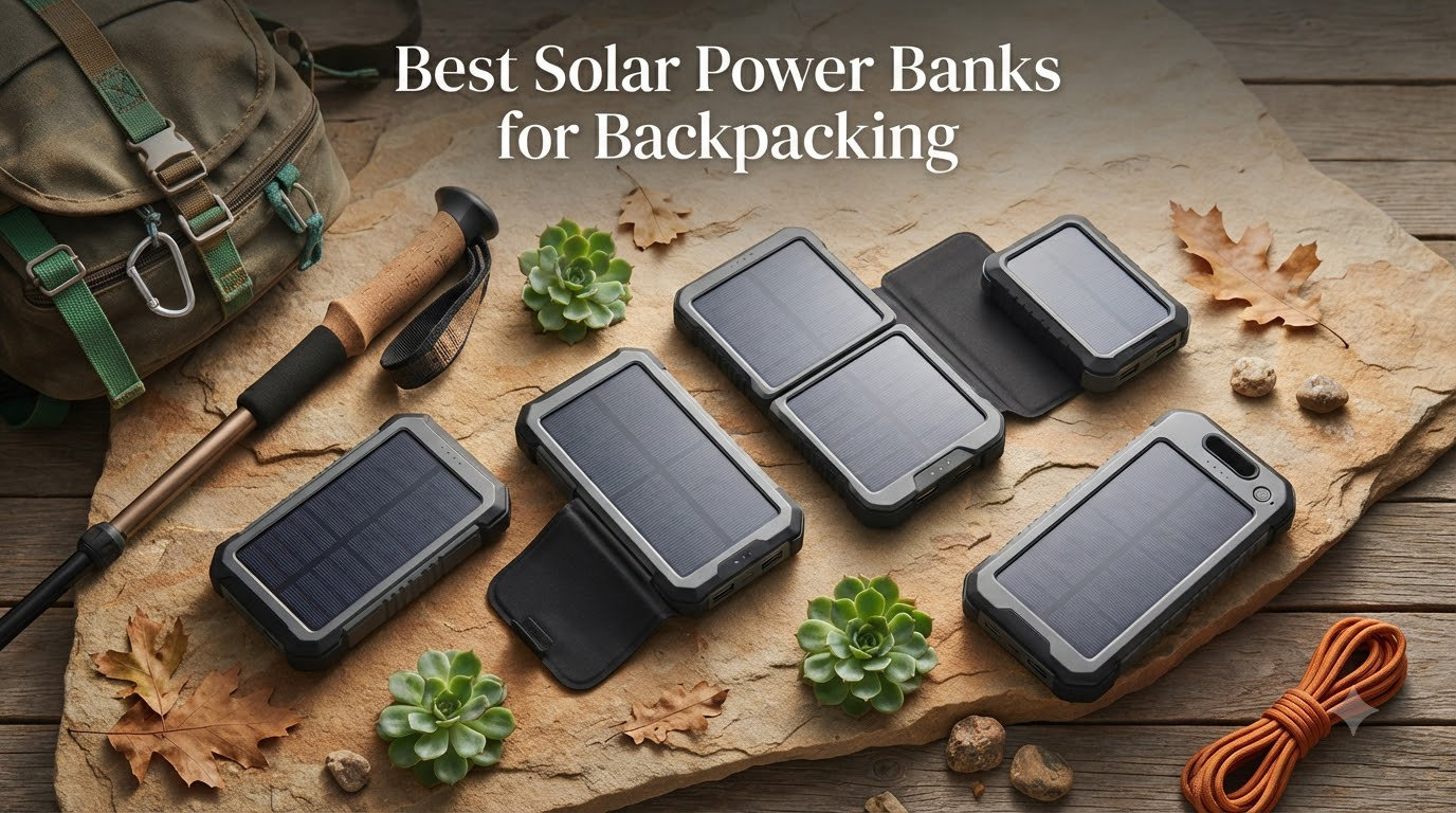 Best Solar Power Banks for Backpacking