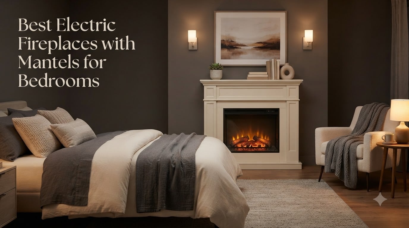 Best Electric Fireplaces with Mantels for Bedrooms