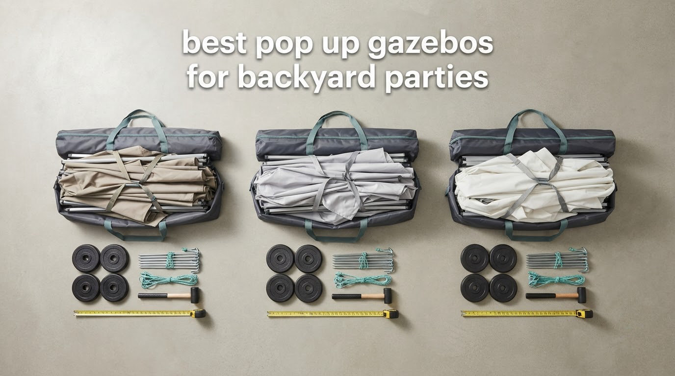 best pop up gazebos for backyard parties