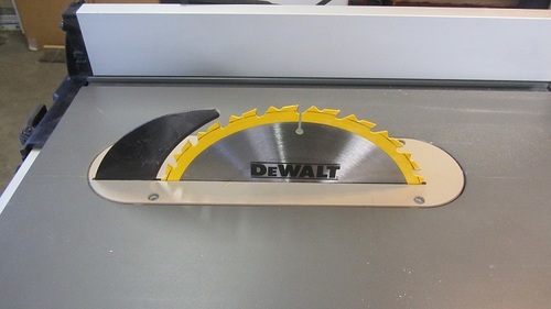 Leecraft DW-2 Zero-Clearance Table Saw Insert for DeWalt Model DW744 and DW746 customer photo 1