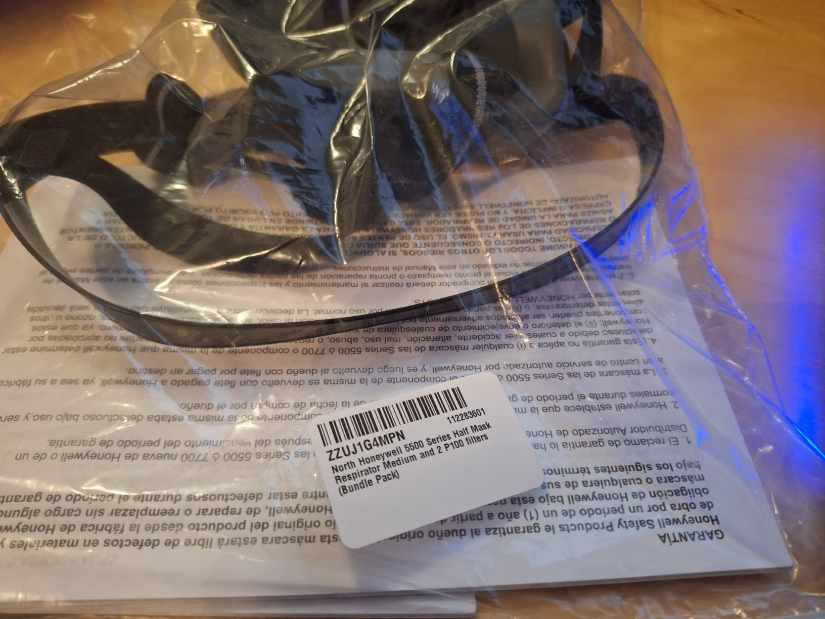 North Honeywell 5500 Series Half Mask Respirator Medium and 2 P100 filters (Bundle Pack) customer photo 1