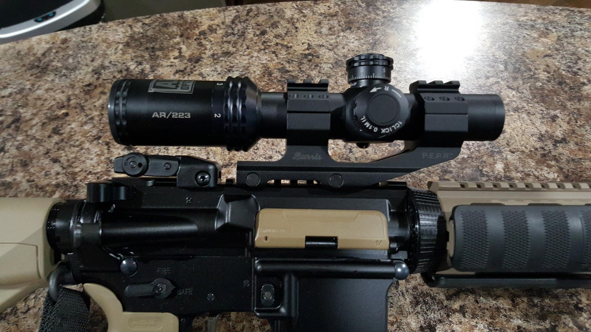 Bushnell Optics, Drop Zone Reticle Riflescope with Target Turrets, Matte Black, 1-4x/24mm customer photo 2