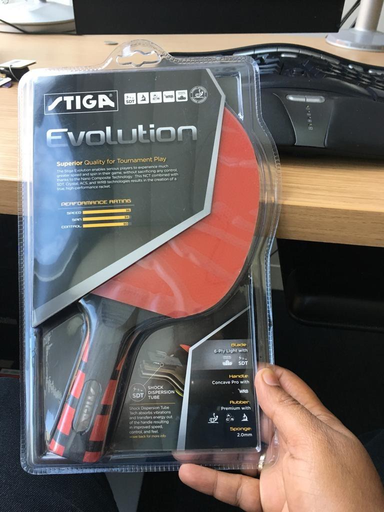 STIGA Ping Pong Paddles - 2mm Tournament-Approved Sponge - Flared Handle for Enhanced Control - Competitive Table Tennis Racket for Family Fun - Multiple Styles & Performance Levels Available customer photo 2
