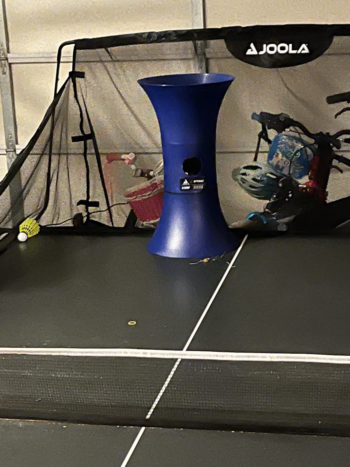 iPong V300 Table Tennis Training Robot - Serves 40mm Regulation Ping Pong Balls Automatically - Play Solo w/o Playback Mode on your Ping Pong Table - Various Models Available, Size 19 , Blue customer photo 2