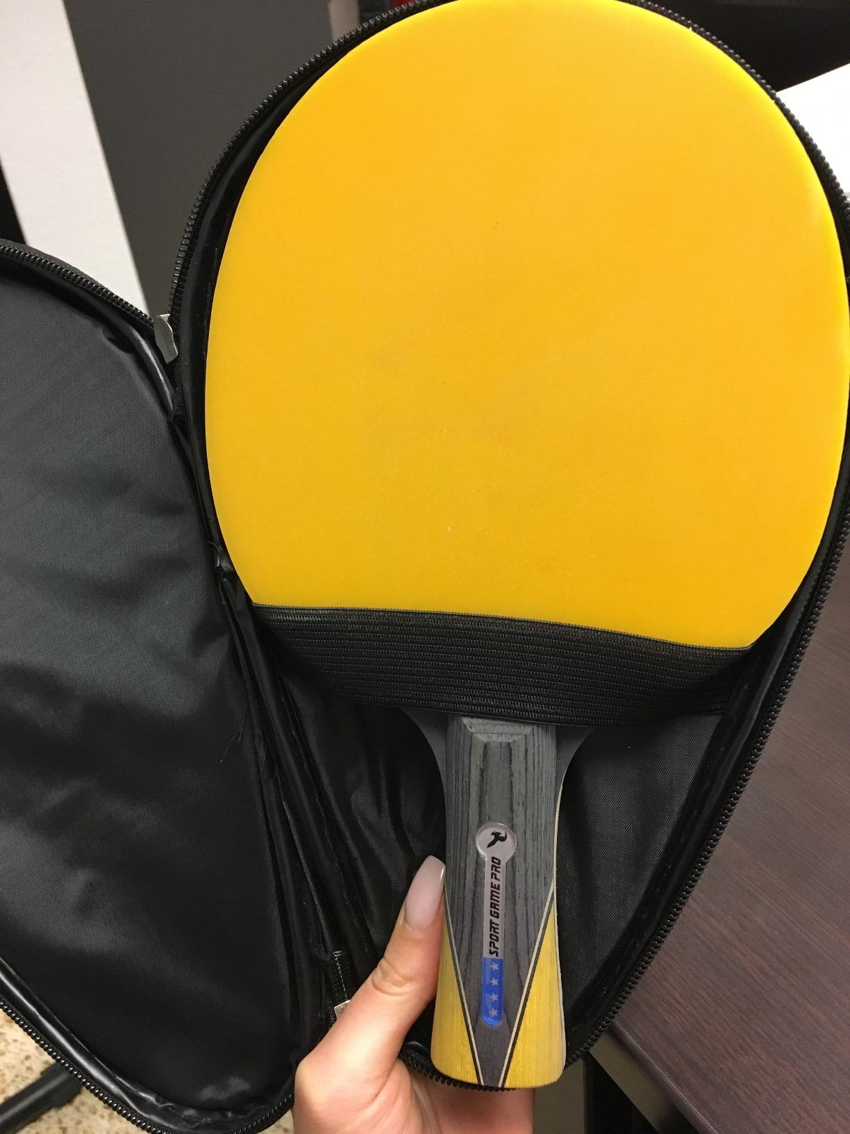 Ping Pong Paddle with Killer Spin + Case for Free - Professional Table Tennis Racket for Beginner and Advanced Players - Improve Your Ping Pong Skills with JT Ping Pong Paddle Set customer photo 1