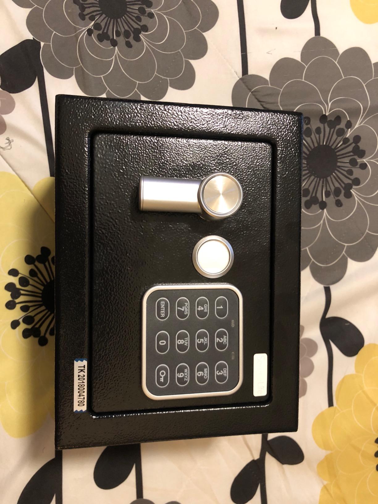 SereneLife Premium Steel Digital Safe Box - 9.1
