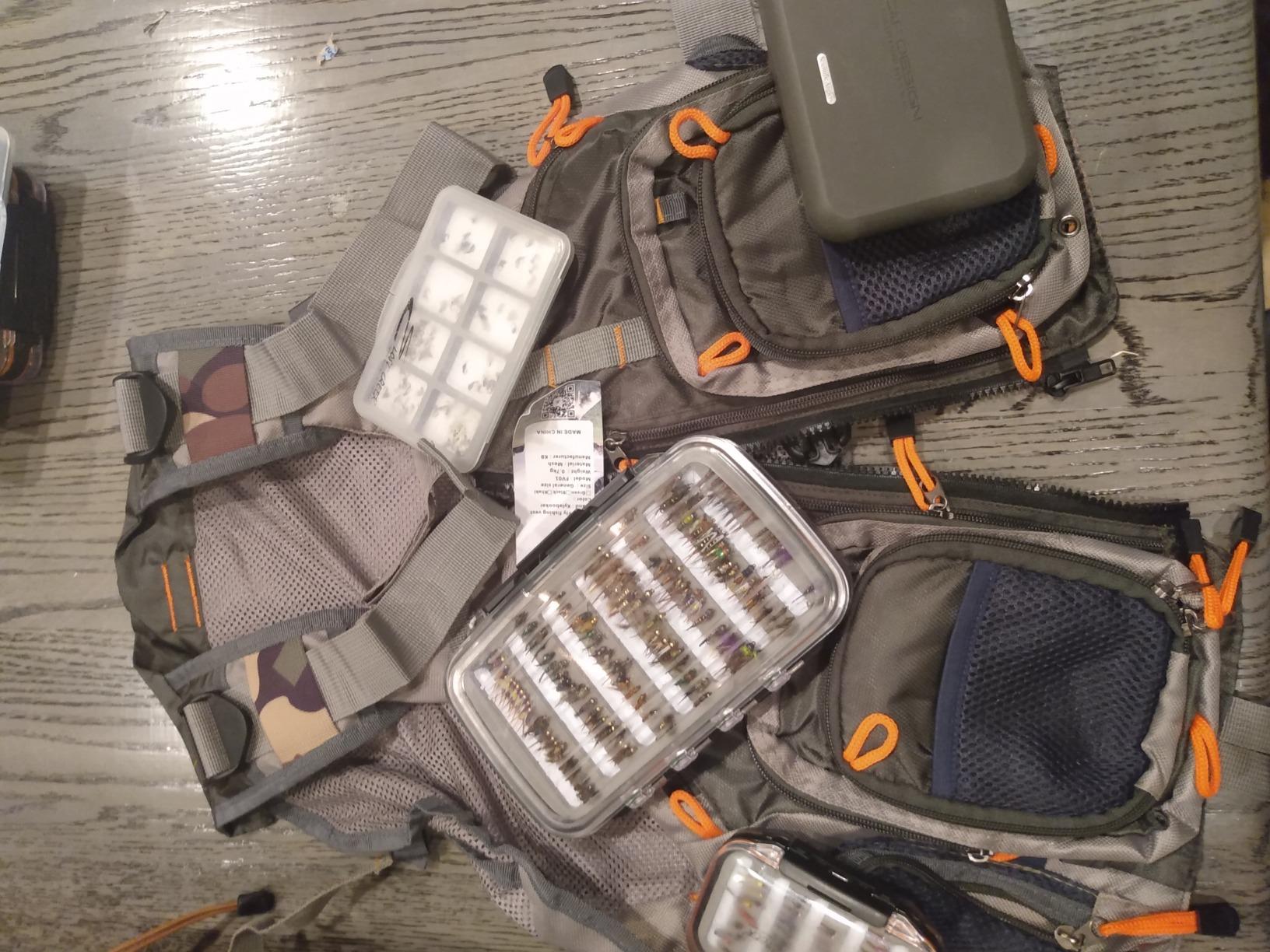 Kylebooker Fly Fishing Vest Pack Adjustable for Men and Women,Army Green customer photo 1
