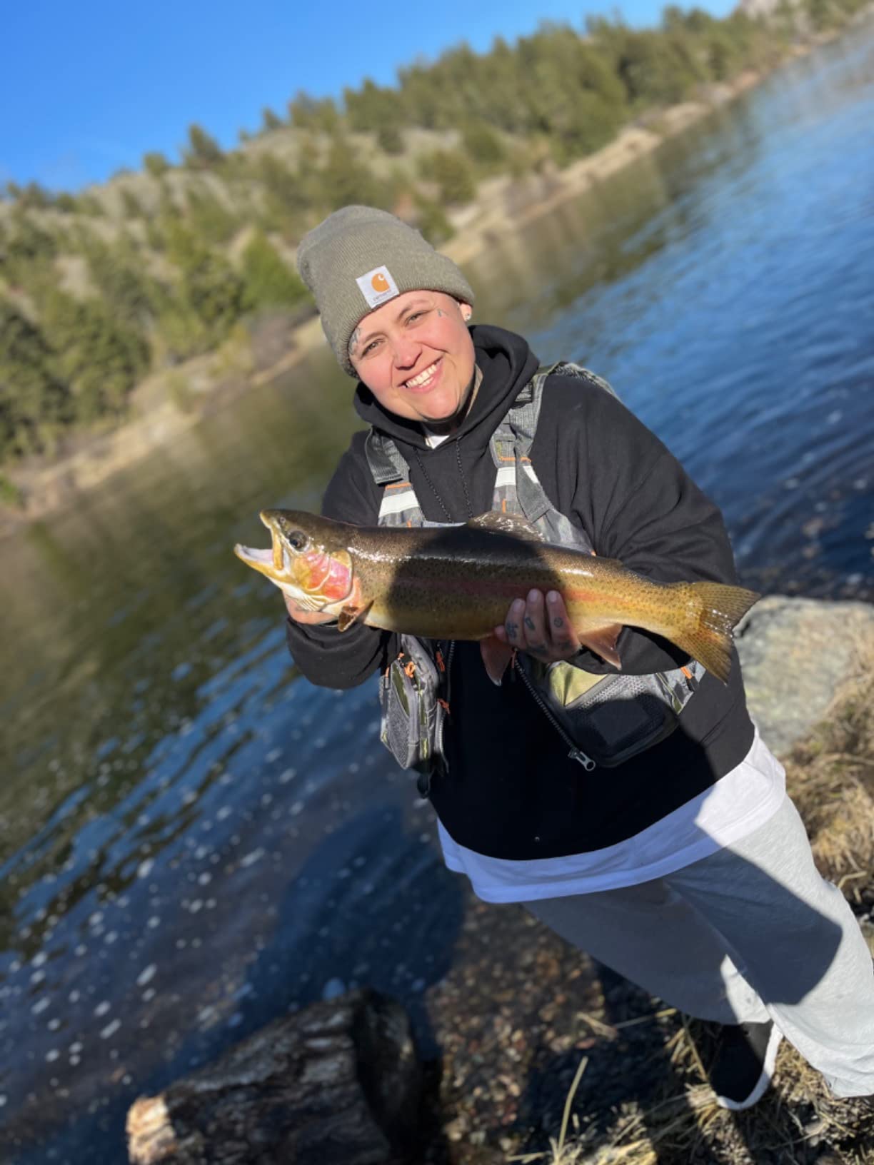 Obcursco Fly Fishing Vest for Men and Women with Breathable Mesh, Trout Fishing Gear, for Outdoors Stream Fishing customer photo 2