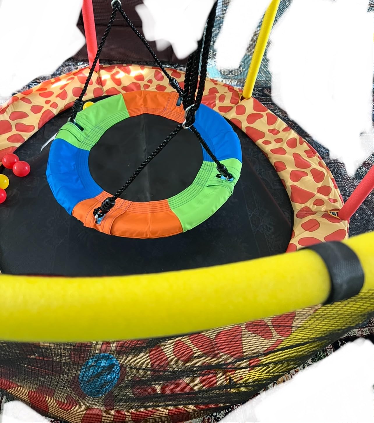 Sorbus Saucer Swing, Kids Tree Glider with Adjustable Ropes (24 Inch) customer photo 1