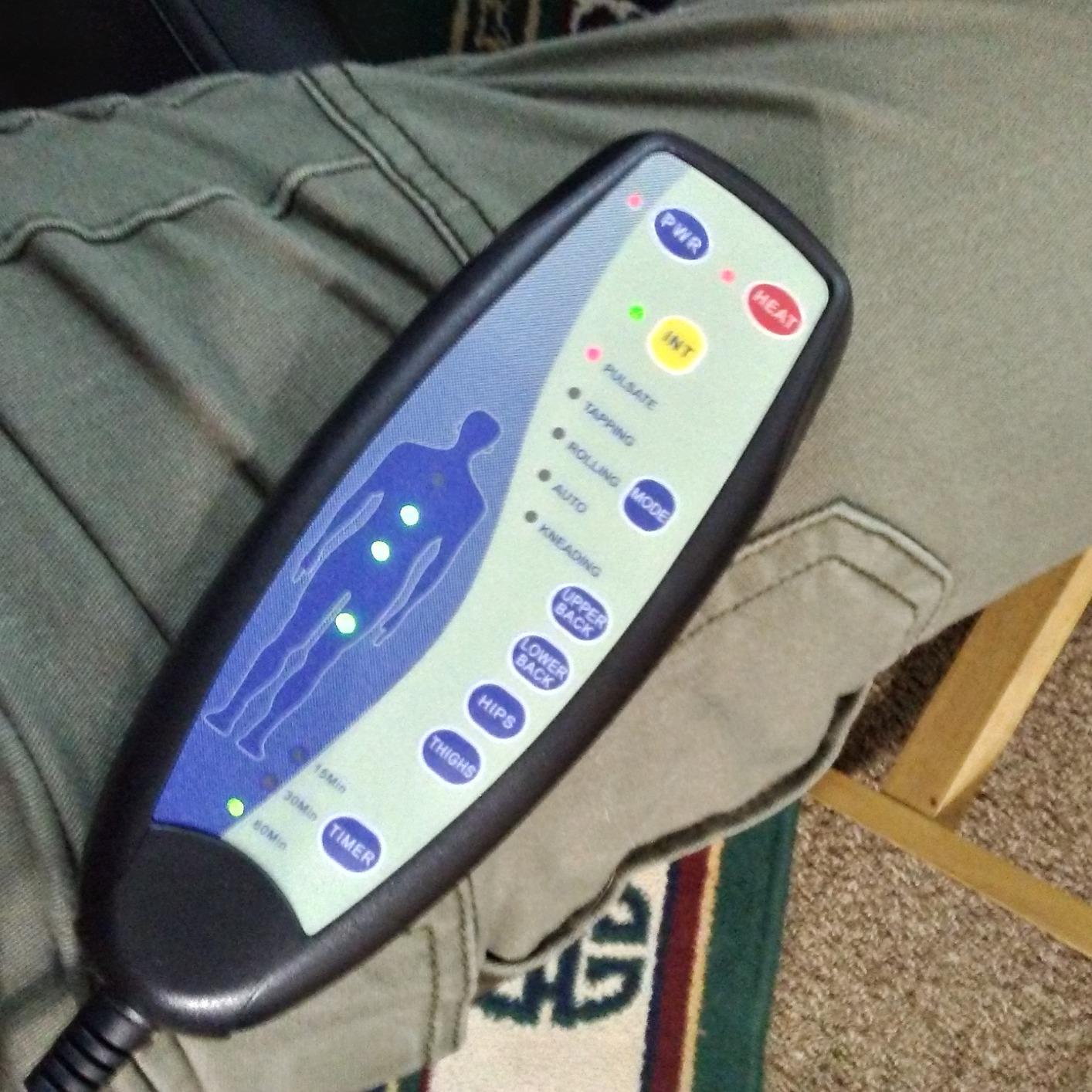 Snailax Back Massager with Heat, Memory Foam Chair Massage Pad customer photo 2