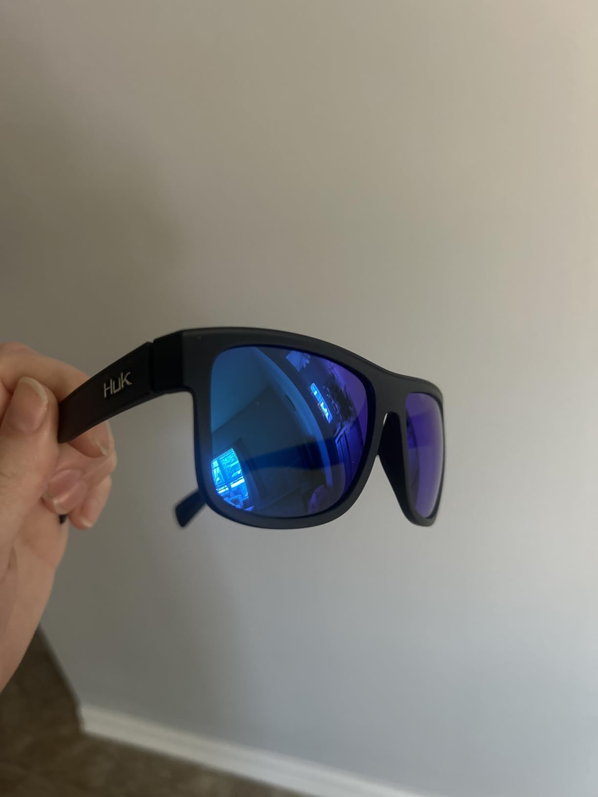 HUK Sunglasses, Polarized Lens Eyewear with Performance Frames, Fishing, Sports & Outdoors Sunglasses customer photo 1
