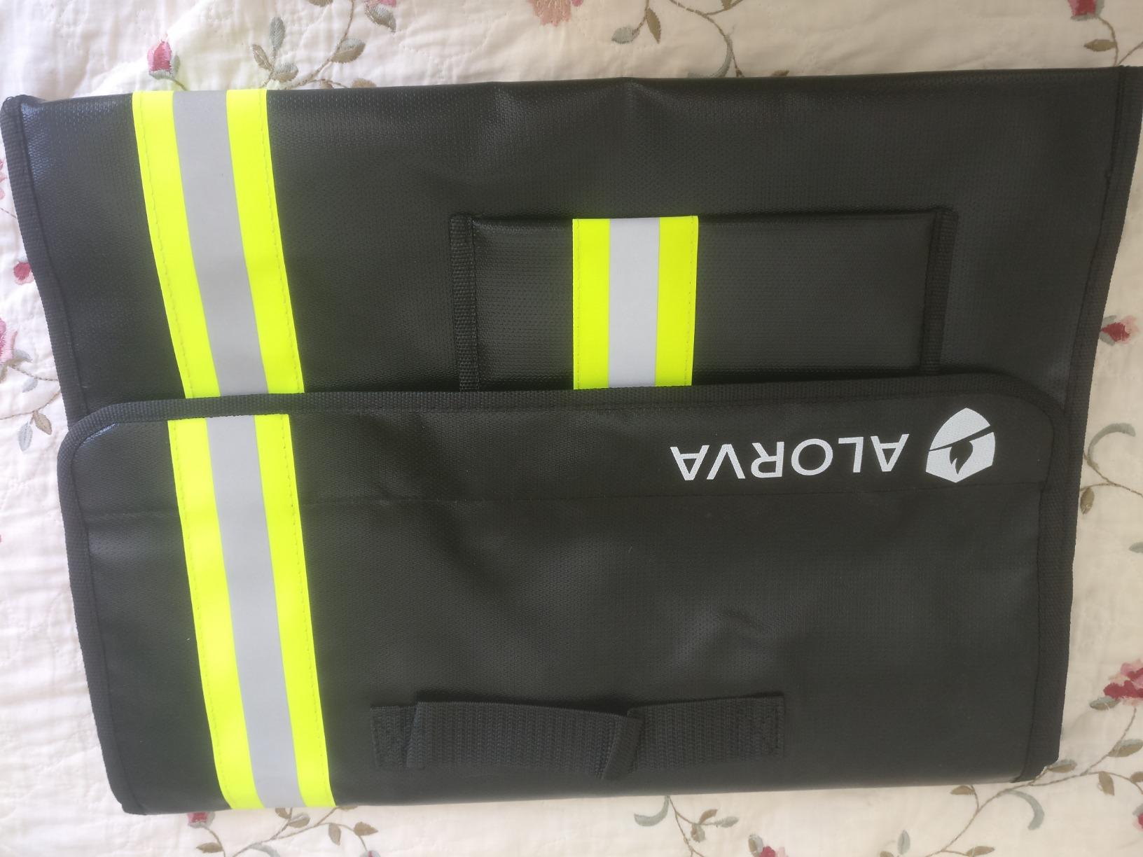 Upgraded Fireproof & Waterproof Document Bag – Lockable 17”x 12”x 5” with Wallet Protector - Reflective to Find Fast at Night – Shield Documents & Valuables from Fire & Water - Firefighter Designed customer photo 1