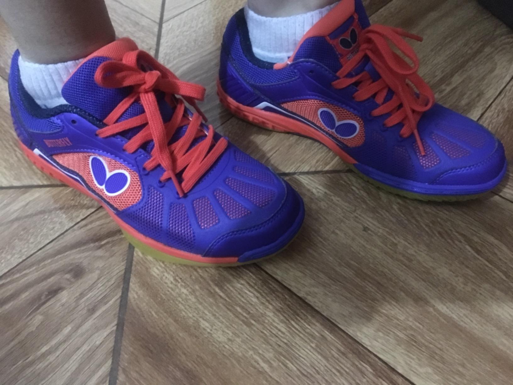 Butterfly Lezoline Rifones Shoes - Professional Table Tennis Shoe with Footwork Support, Flexibility, Shock Absorbing Cushion, Gripping Ping Pong Shoe customer photo 2