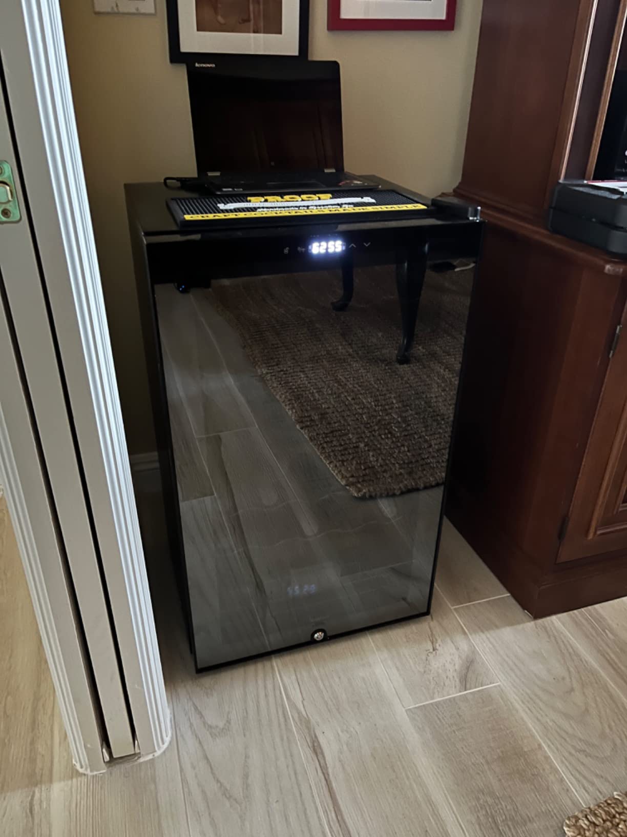Ivation 33 Bottle Dual Zone Wine Cooler Refrigerator w/Lock | Large Freestanding Wine Cellar For Red, White, Champagne & Sparkling Wine | 41f-64f Digital Temperature Control Fridge Stainless Steel customer photo 1