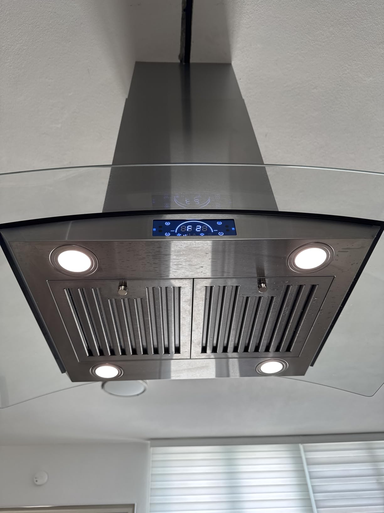 FIREGAS Island Range Hood 36 inch, 700 CFM Island Mount Kitchen Vent Hood customer photo 1