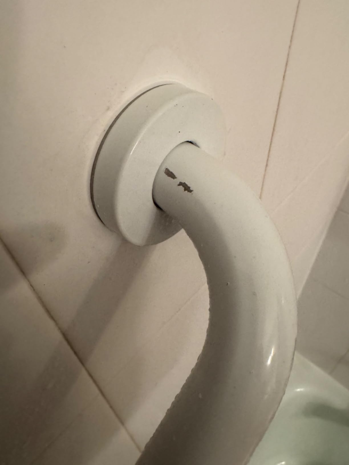 ZUEXT 16 Inch Chrome Knurled Anti Slip Stainless Steel Shower Grab Bar customer photo 1