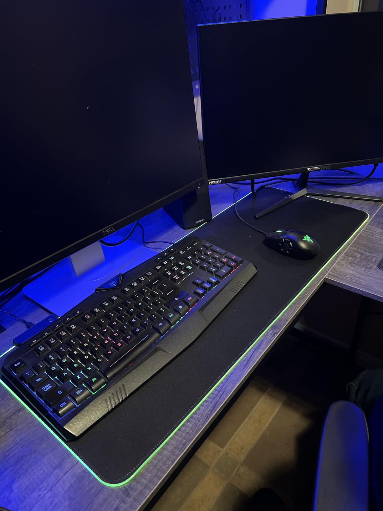 RGB Mousepad Led Mouse Pad, Large Mouse Pad,Led and Big Mouse mat customer photo 2