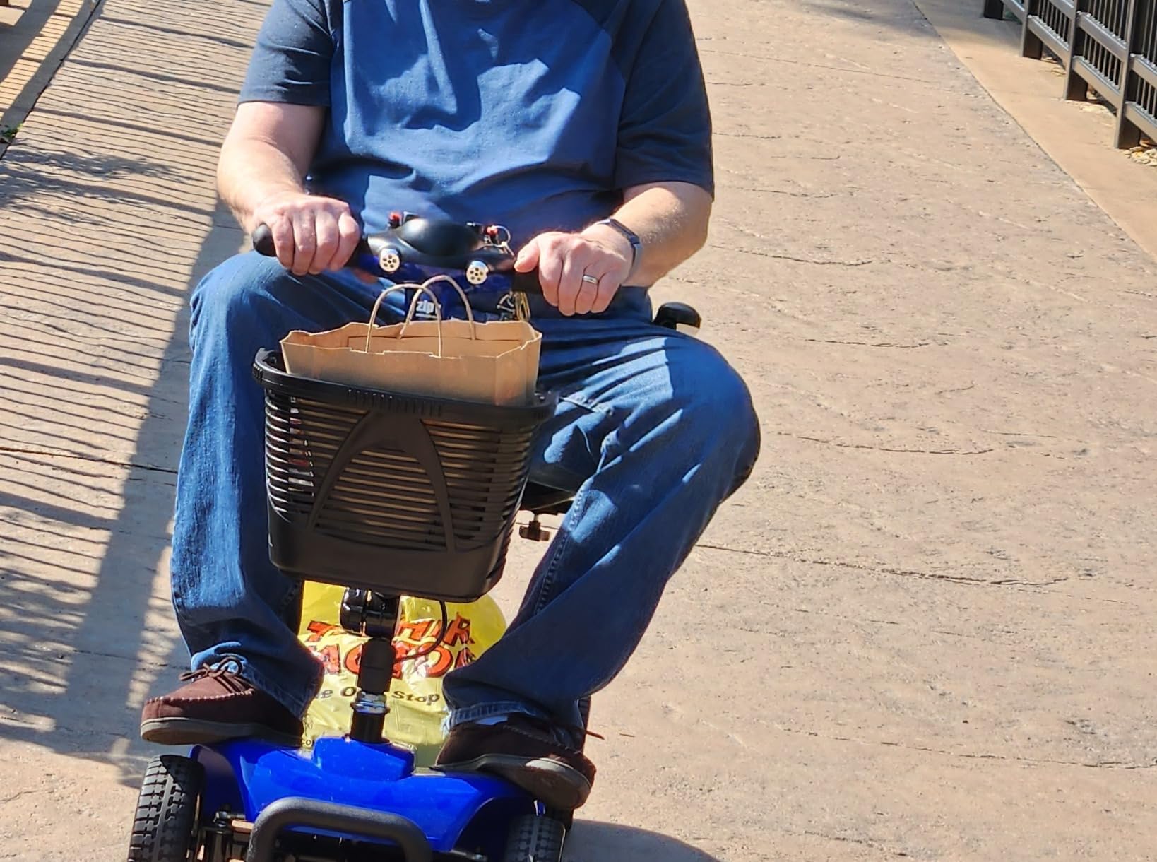 Zipr Roo 4 Wheel Mobility Scooter - 29 lbs Heaviest Piece - Powered Wheelchair - Compact Heavy Duty Mobile for Travel, Seniors, Adults, Handicapped - Long Range Battery with Charger Basket Included customer photo 1