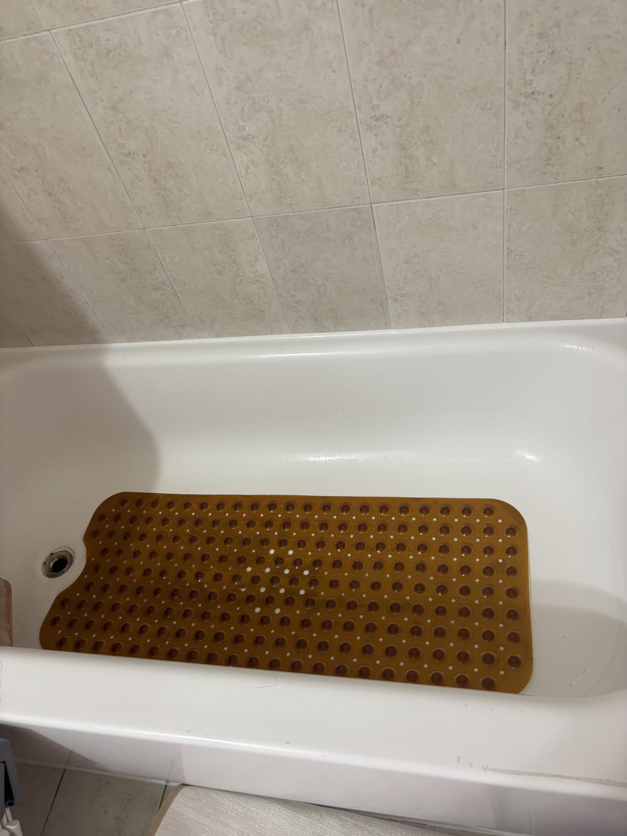 Extra Long Non-Slip Bathtub Shower Mat, 39 x 16 Inch Black Bath Mat customer photo 1