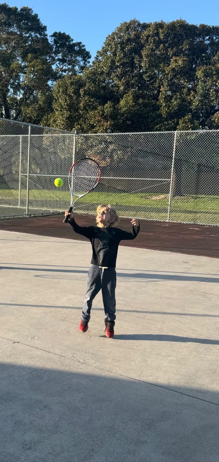 2-Pack Kids Tennis Racket Set, Junior Racquets with Bag and Balls customer photo 2