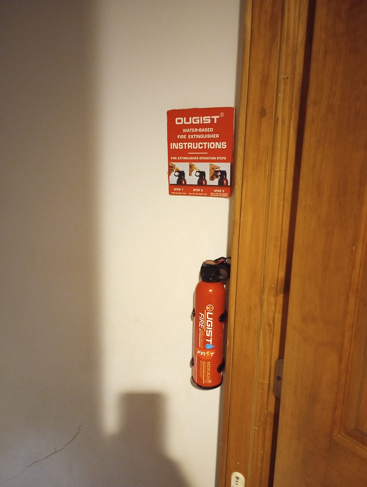Multipurpose Fire Extinguisher (4 Pack, 21oz Each) with Wall Mount Bracket, Water-Based Foam No Residue, for Kitchen Grease & Electrical Fires, Portable Small Extinguisher for Home, Vehicle & Office customer photo 1