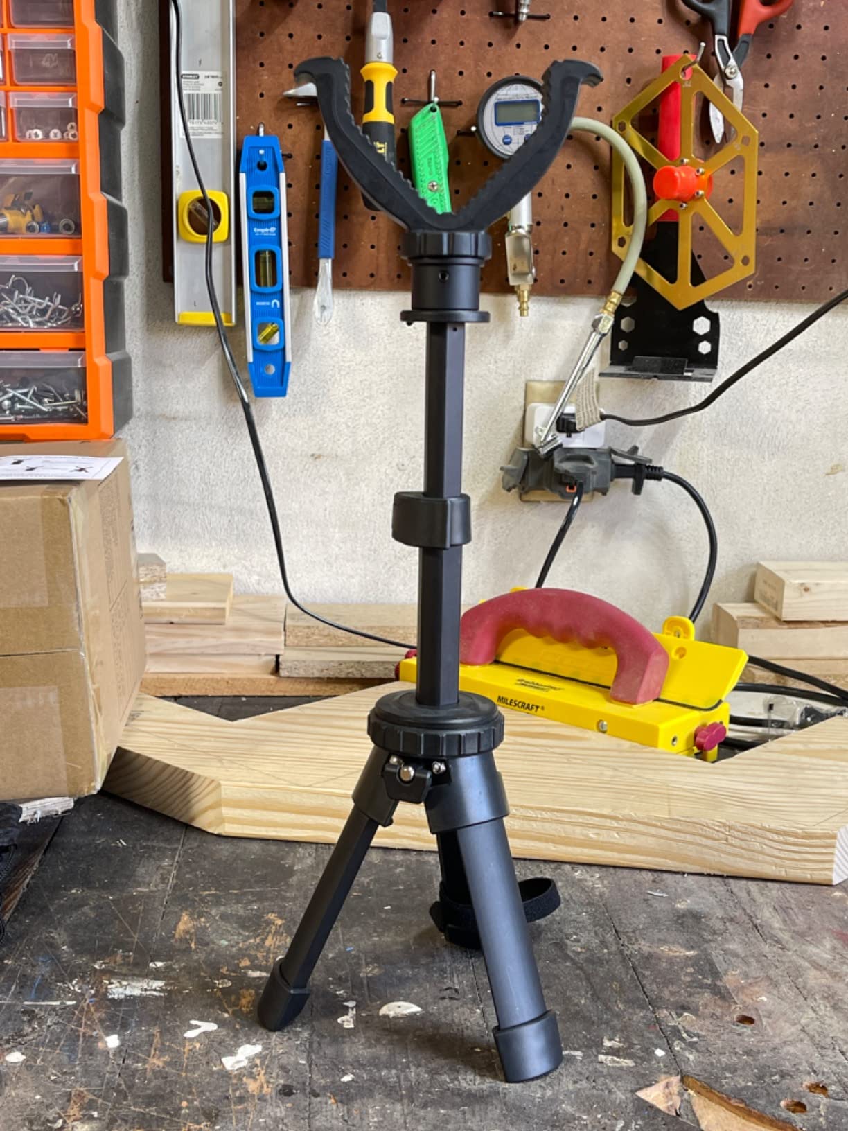 CVLIFE Shooting Rest Tripod 360 Degree Rotation V Yoke Stand customer photo 2