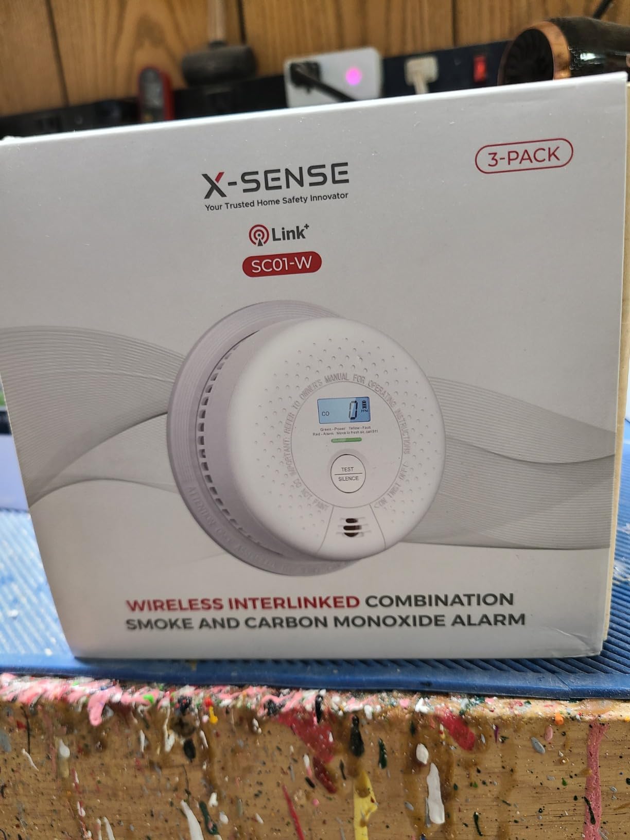 X-Sense Interconnected Smoke and CO Detector Combo, SC01-W, 1-Pack customer photo 1