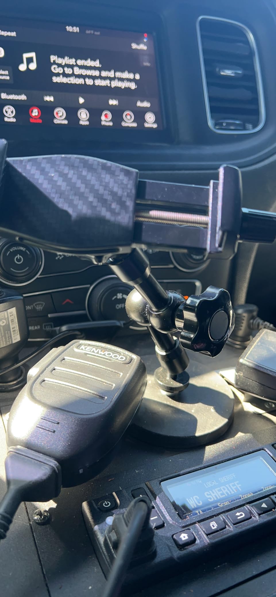 Mippko Magnetic Phone Holder,Heavy Duty Phone Mount for Truck/Tractor/Forklift/Boat/Motor Vehicles,Fit 3.5~7.5
