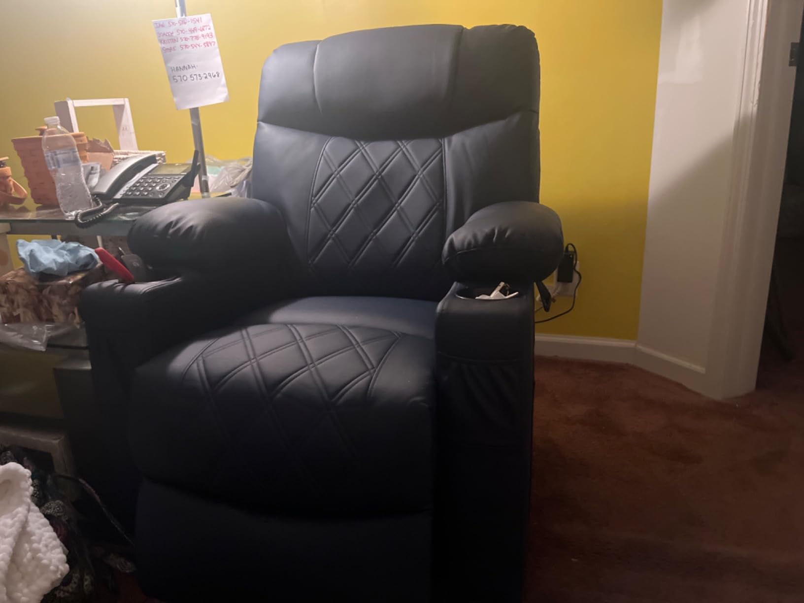 MCombo Small Power Lift Recliner Chair with Ajustable Power Headrest 7111 customer photo 2