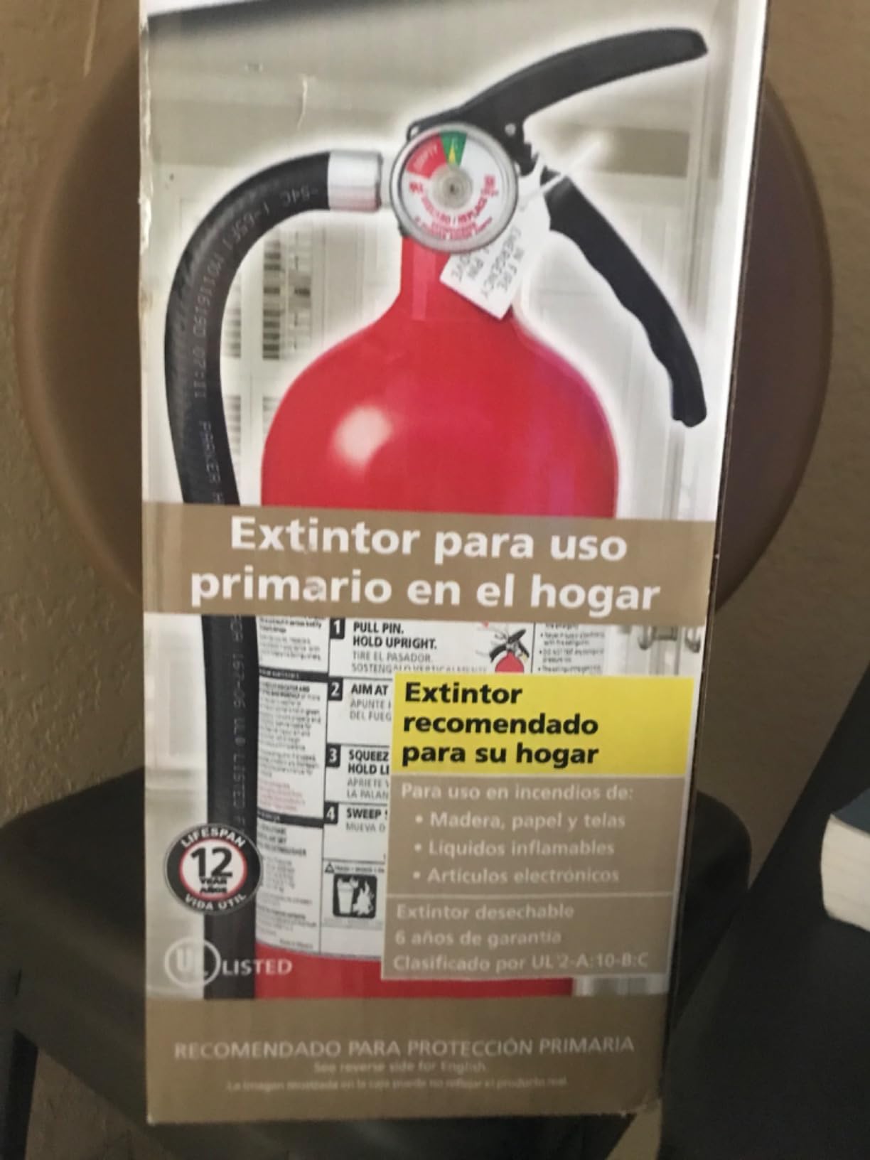 Kidde Full Home Fire Extinguisher, 3-A:40-B:C, KD176-340ABC customer photo 1