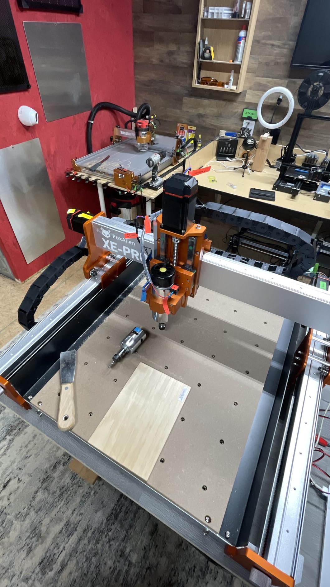 FoxAlien CNC Router Machine XE-PRO with Ball Screws, 400W Spindle 3-Axis Engraving Milling Machine for Wood Aluminum Cutting Upgradable to Linear Rails customer photo 1
