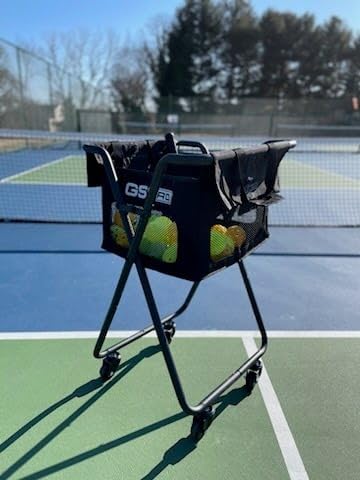 GoSports Ball Caddy with Wheels - Portable Cart Holds 140 Pickleballs or 175 Tennis Balls customer photo 1