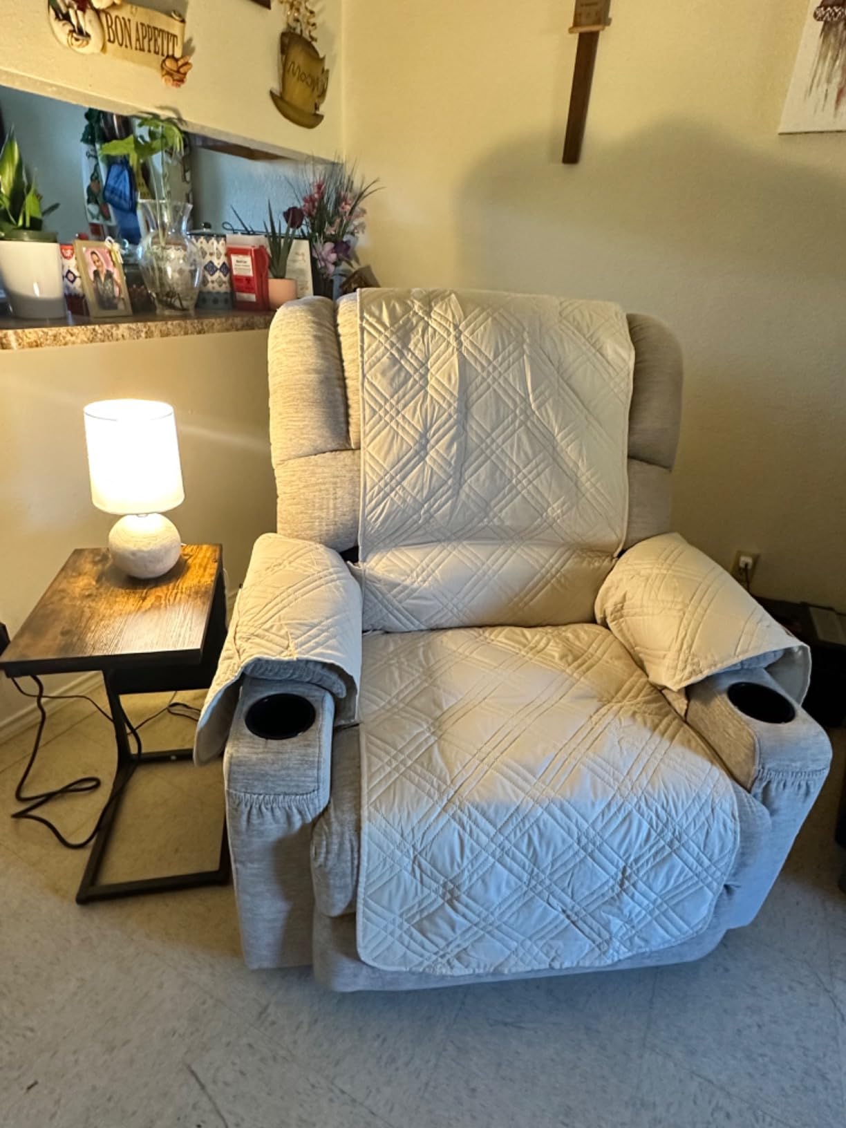 MCombo Power Lift Recliner Chair for Elderly, Heat and Massage, R7096 customer photo 1