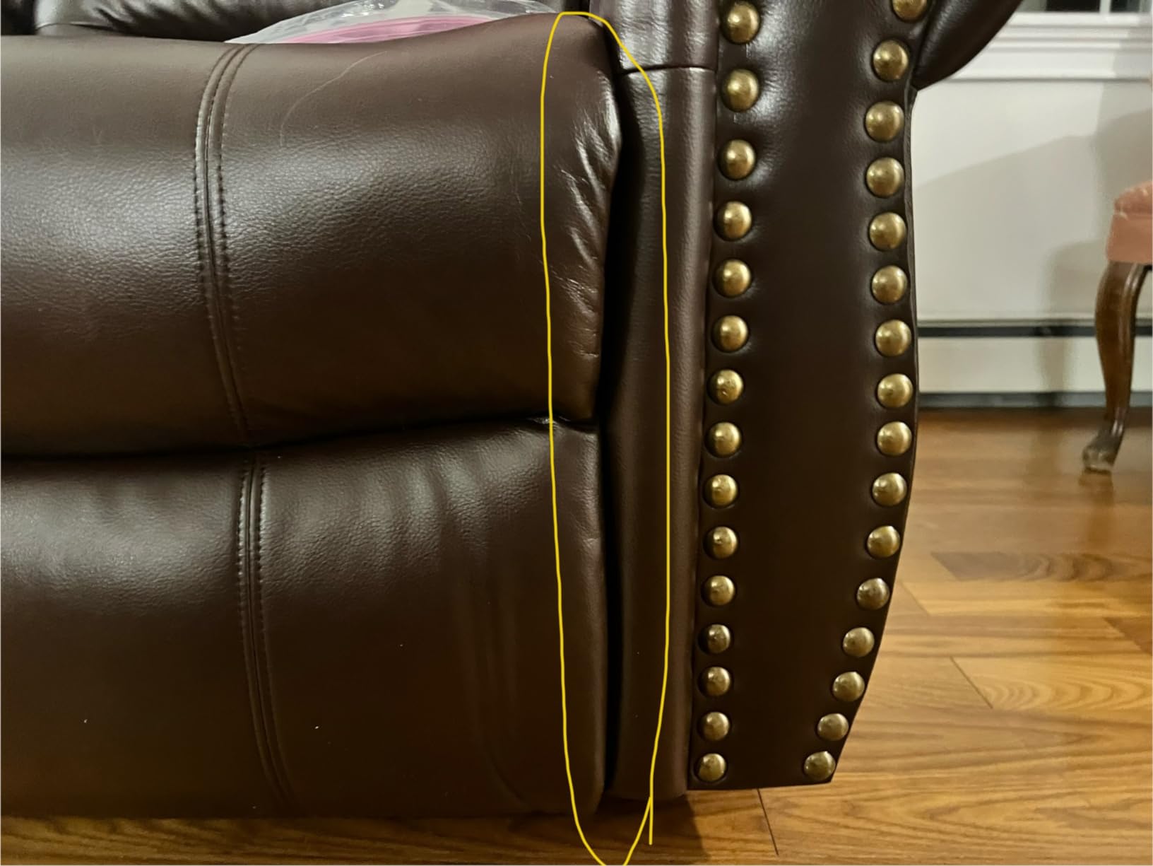 Trustyue Dual Motor Power Lift Chair, Lay Flat Recliner Chair, Electric Recliner with Massage and Heat for Elderly, Remote Control,Standing Assistance,USB Ports(PU Brown) customer photo 1