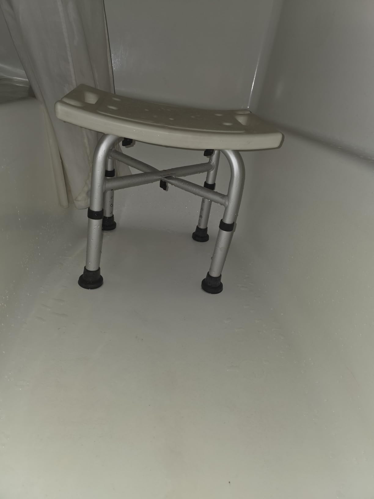 Hiqufet Medical Shower Chair for Inside Shower, Heavy Duty Shower Stool customer photo 2