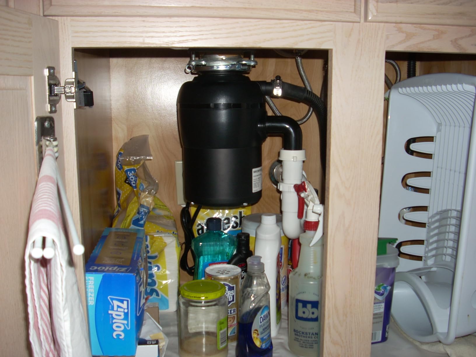 Garbage Disposal 3/4 HP for Kitchen sink Quiet with Stopper Power Cord, Easy install, Continuous Feed Food Waste Disposer Stainless Steel Grind 0.75 Horsepower AC Motor Unit (MAX-4) customer photo 2