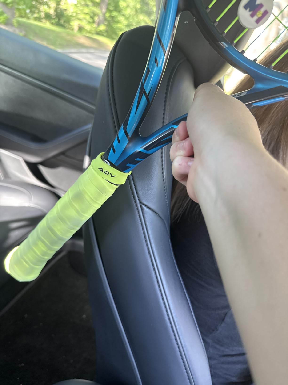 ADV MaxTac Tennis Overgrip, Tacky Moisture-Wicking Grip (Volt, 6-Pack) customer photo 1