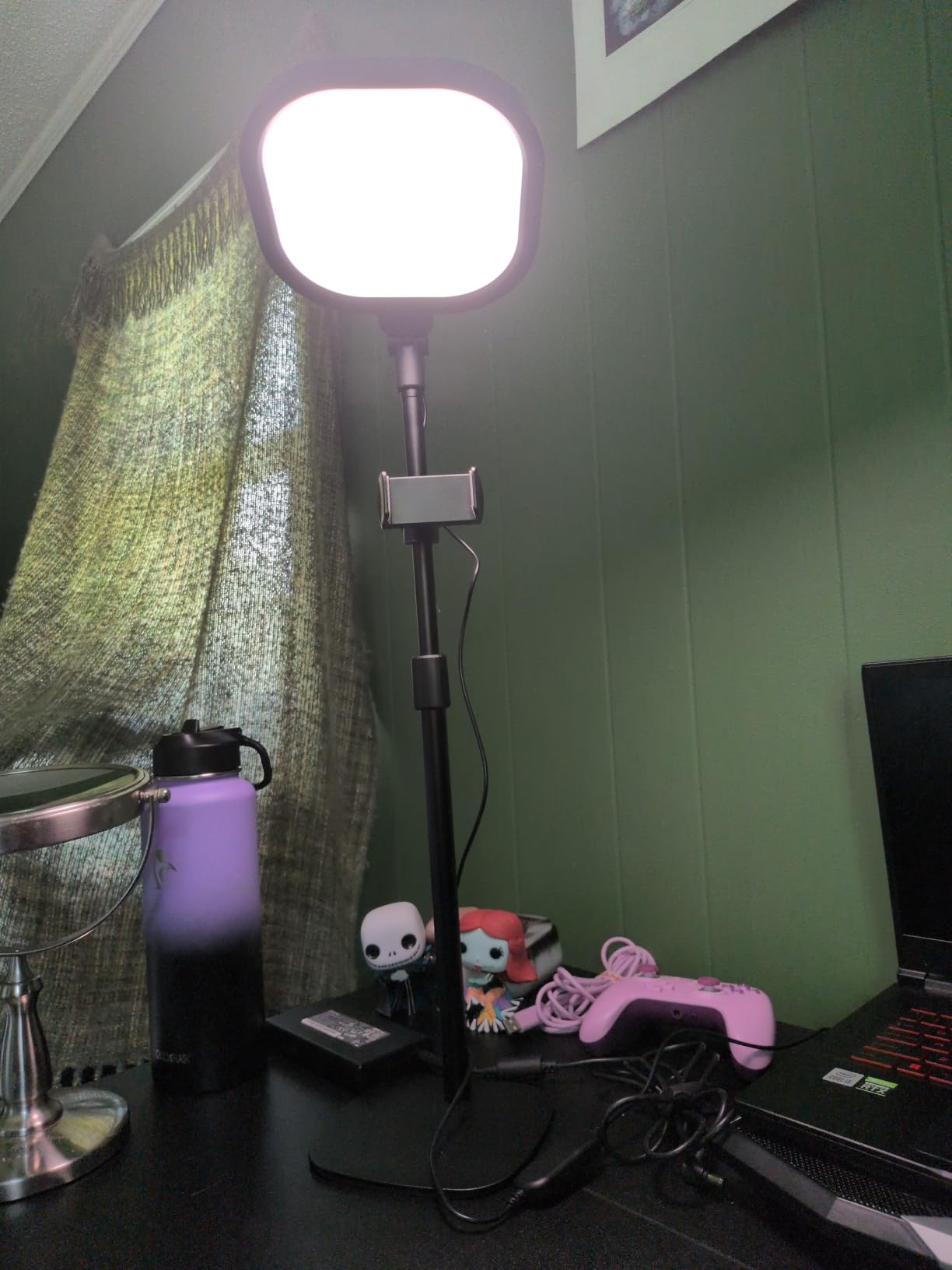 Zoom Lighting for Computer, Adjustable Desk Ring Light for Video Calls customer photo 1