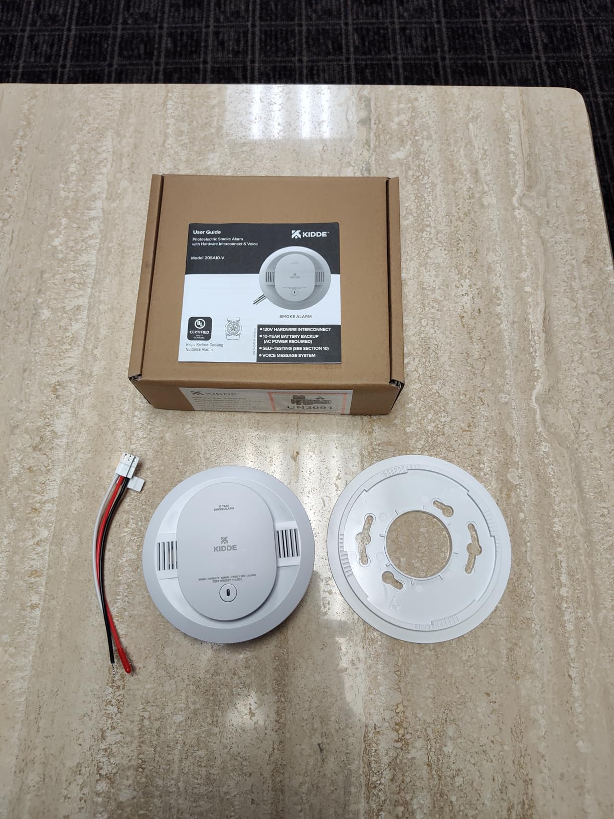 Kidde Smoke Detector, Hardwired & 10-Year Battery Backup, 20SA10-V, 1 Pack customer photo 1