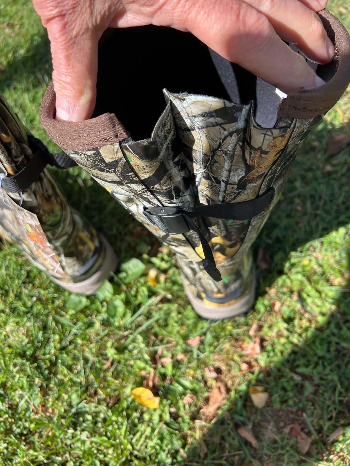 Hunthor 800g Insulated Hunting Boots for Men, Waterproof Rubber Boots customer photo 2