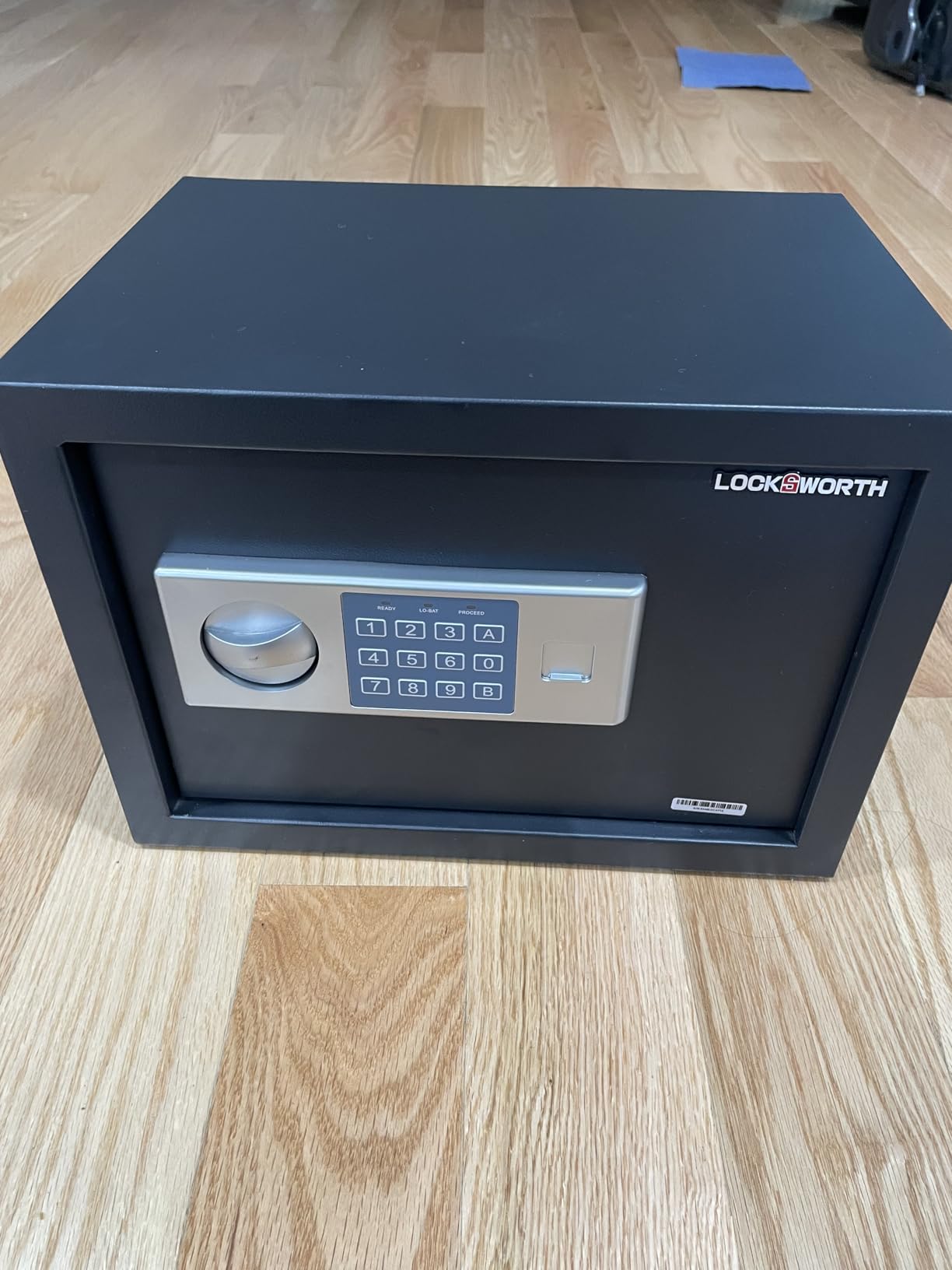 Locksworth Safe for Home, 1.9 Cubic Feet Safety Box for Money, Jewelry, Documents and Guns, Security Safe for Office, Hotel, 13.8