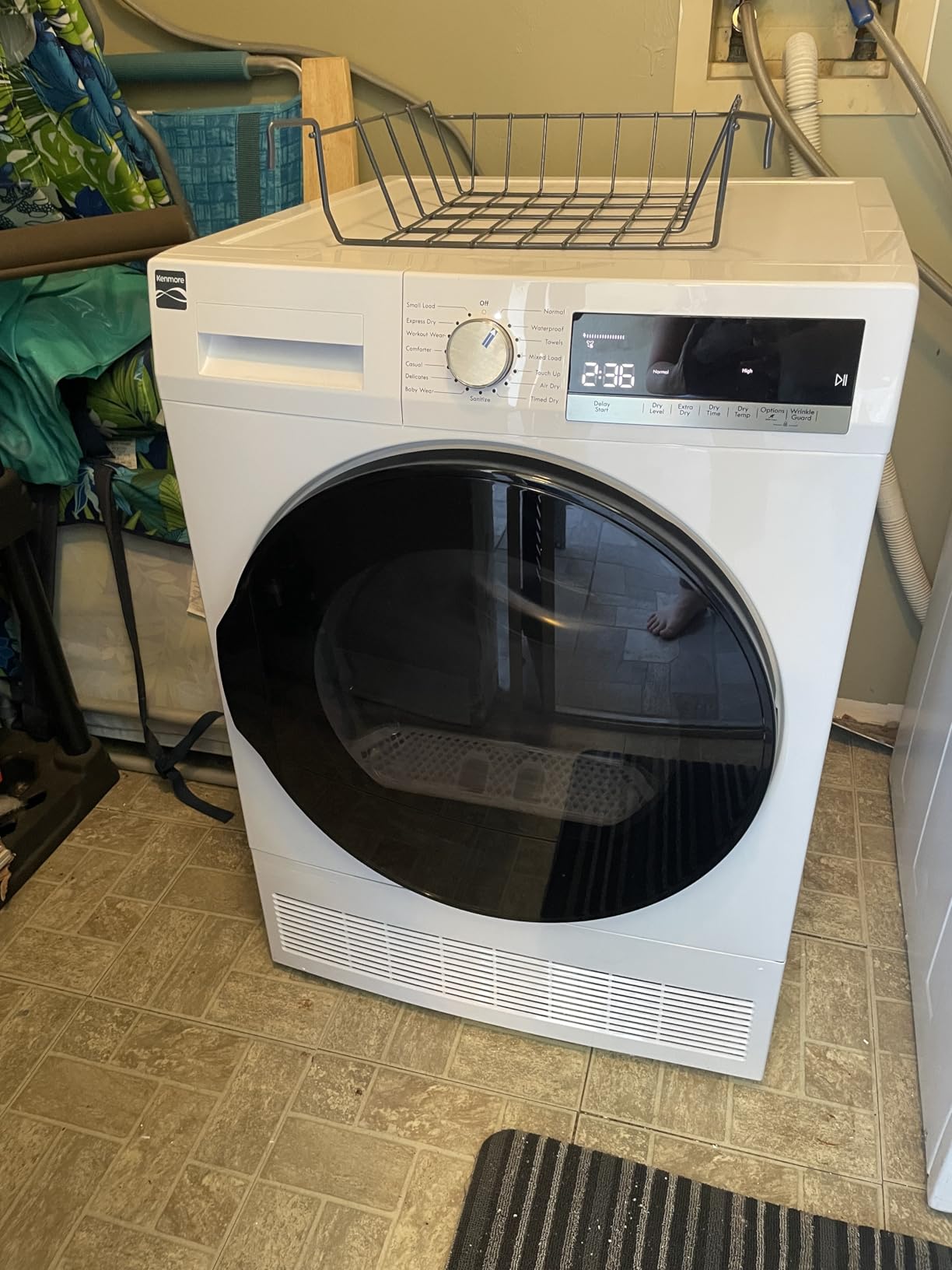 Kenmore 4.0 cu. ft. Ventless Condensing Electric Dryer - White customer photo 2