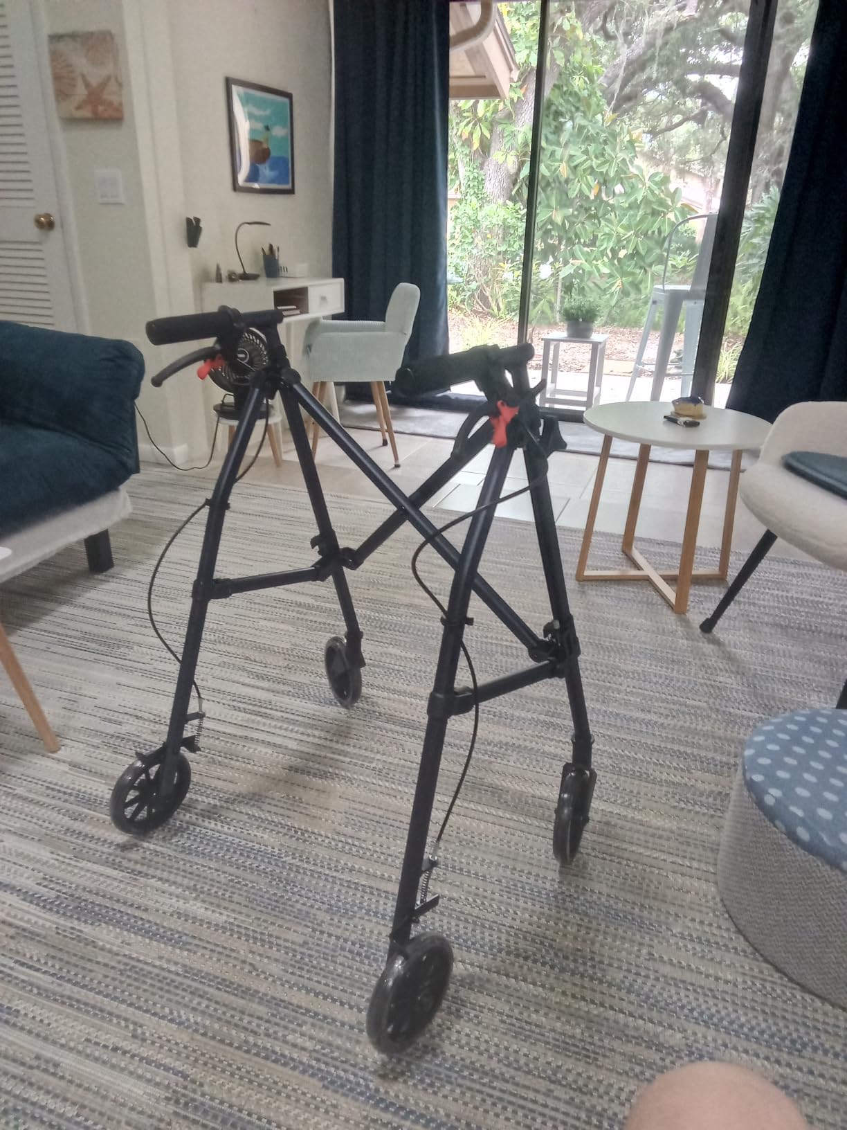 Vive Mobility Lightweight Walker for Seniors - Narrow, Folding Walker customer photo 1